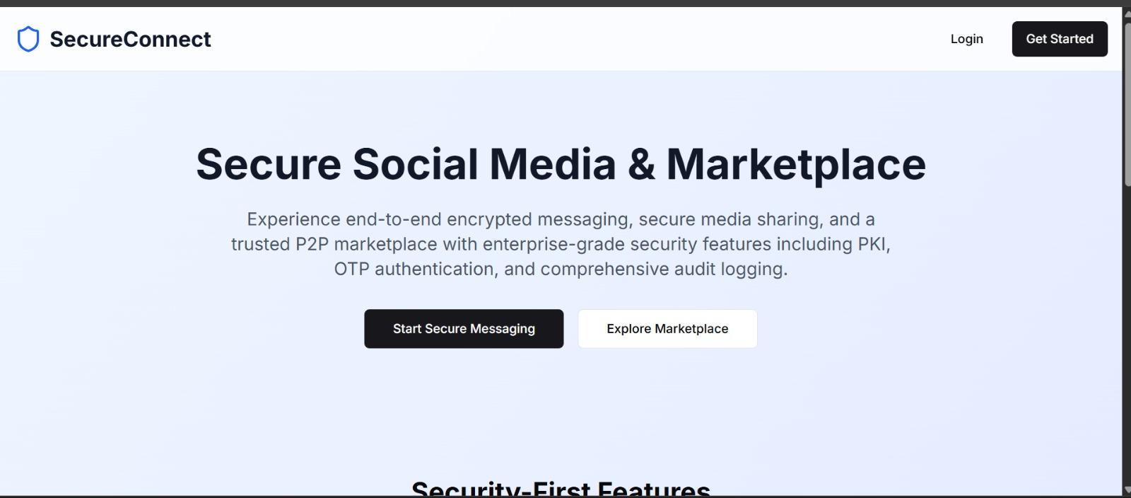Secure Social Media Marketplace